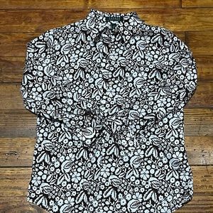 Lauren Ralph Lauren button up women small @j9